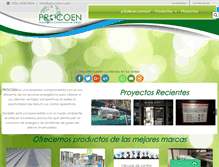Tablet Screenshot of procoen.com